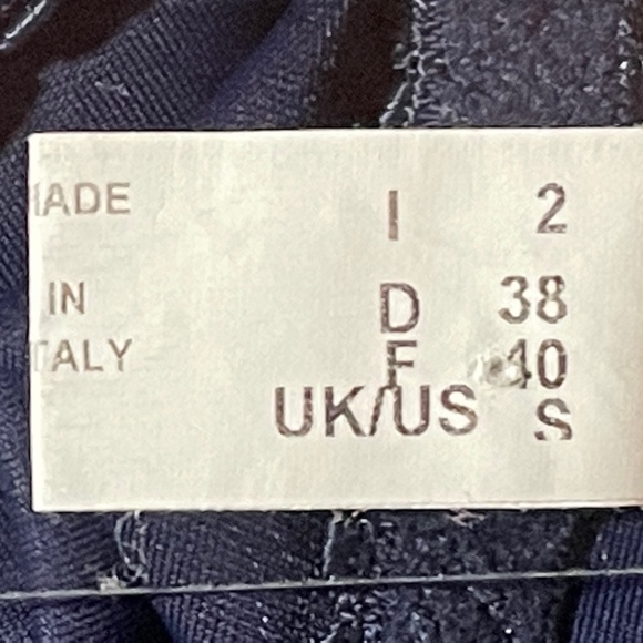 Nefer Teddy Body Suit. Made in Italy. Size 38D Dark Blue with snap crotch - Picture 4 of 16